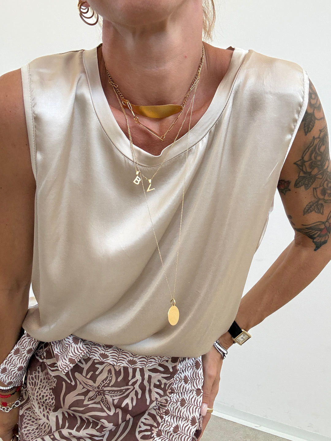 CANOTTA SATIN LIGHTBEIGE