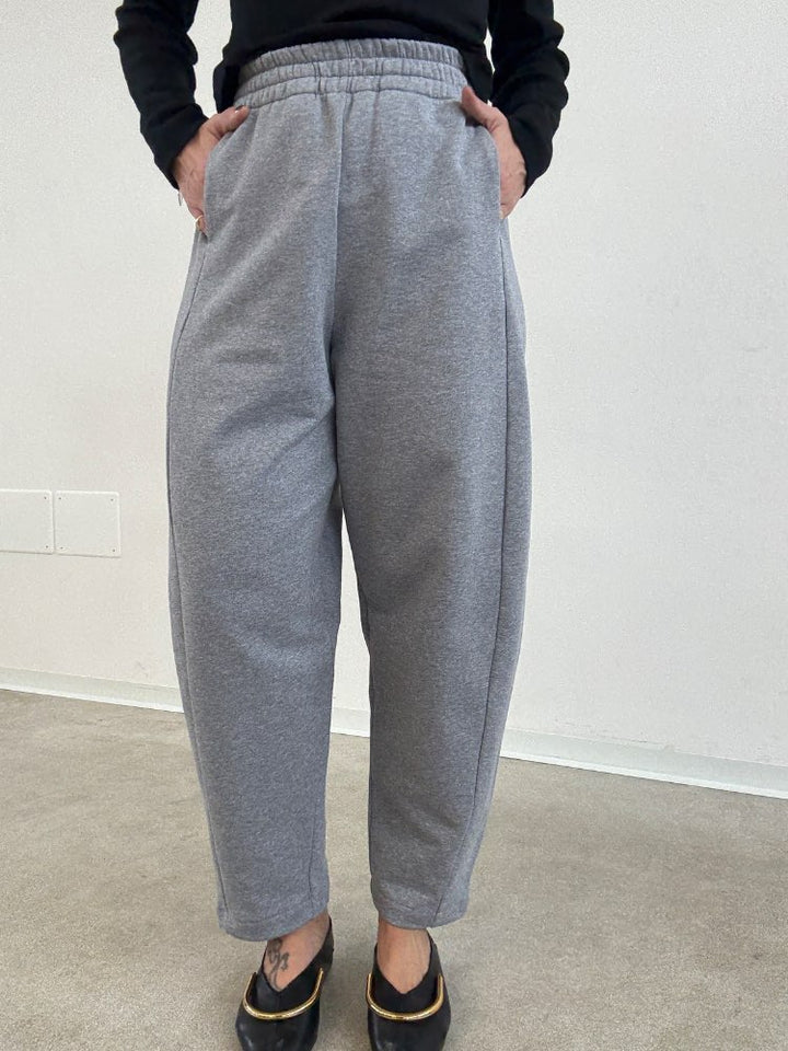 PANTALONE ZELDA FELPA GRIGIO MELANGE