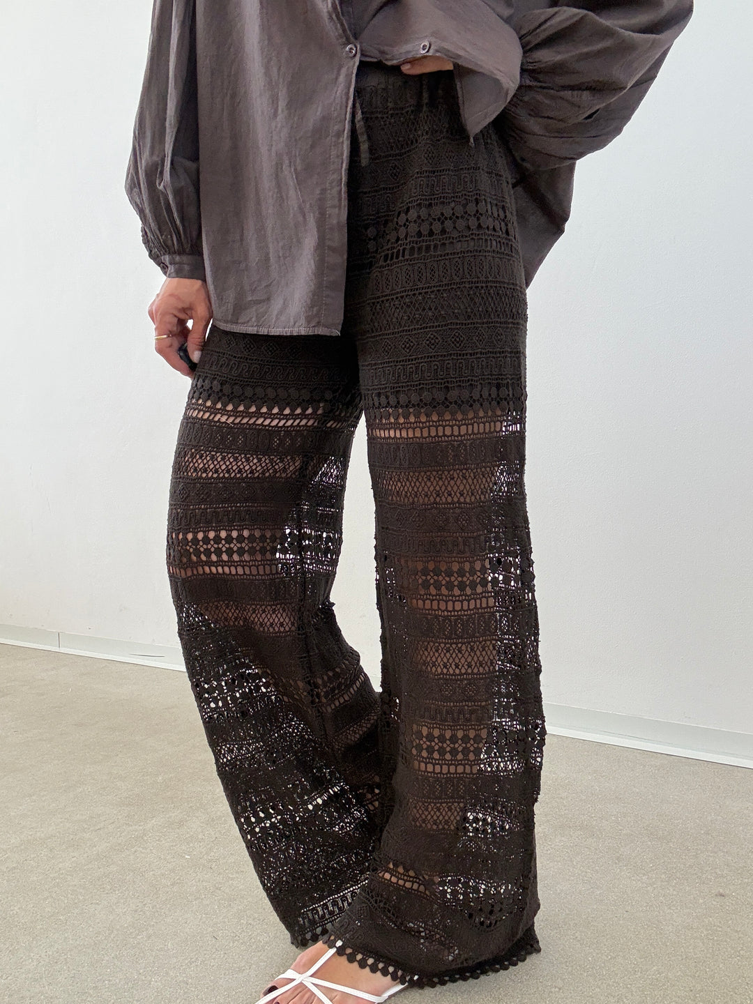 PANTALONE CROCHET MORO