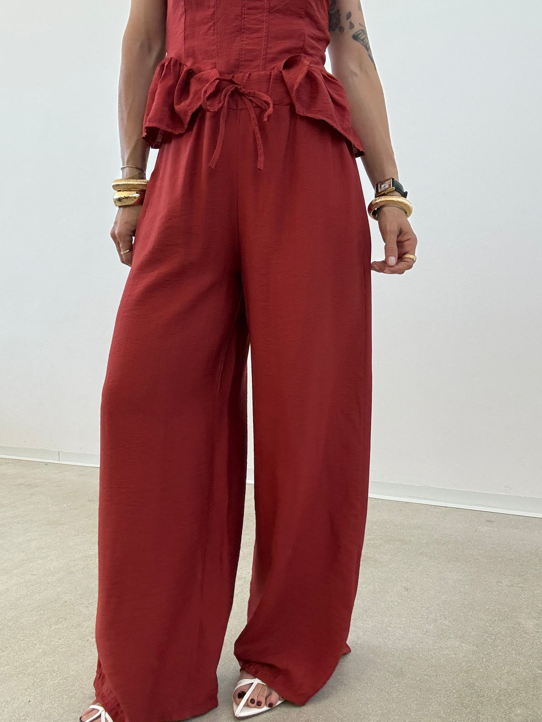 SET POLINA ROSSO COCCIO