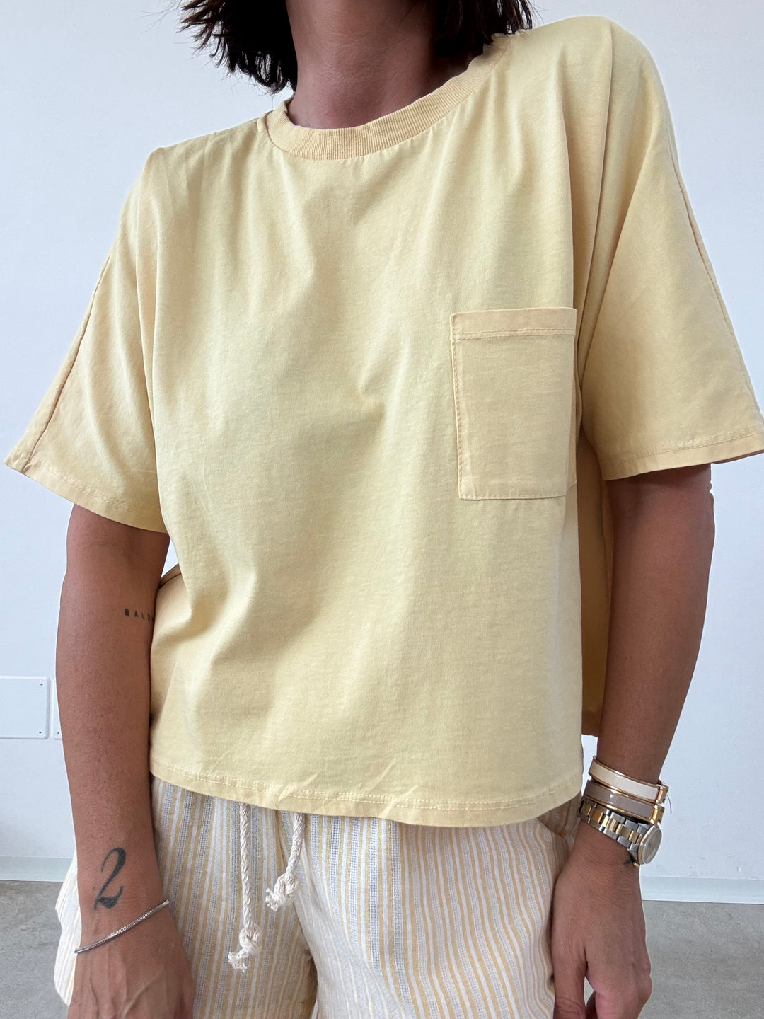 TSHIRT SCATOLA COTTON BANANA