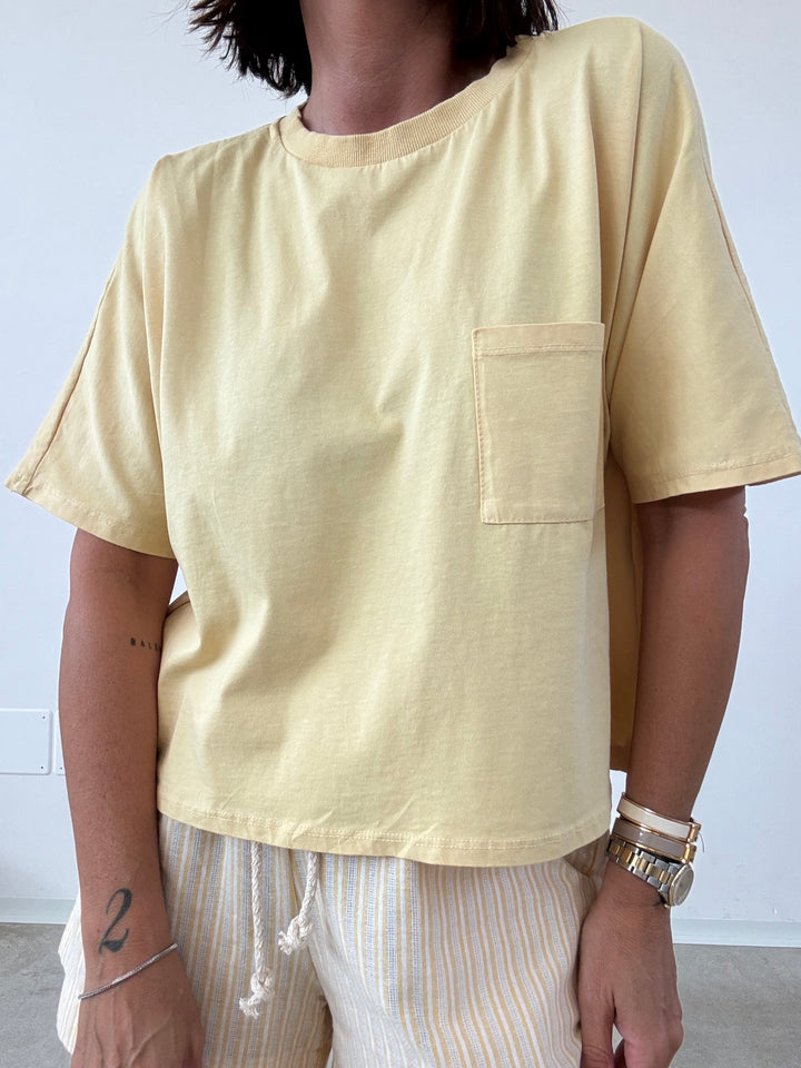 TSHIRT SCATOLA COTTON BANANA
