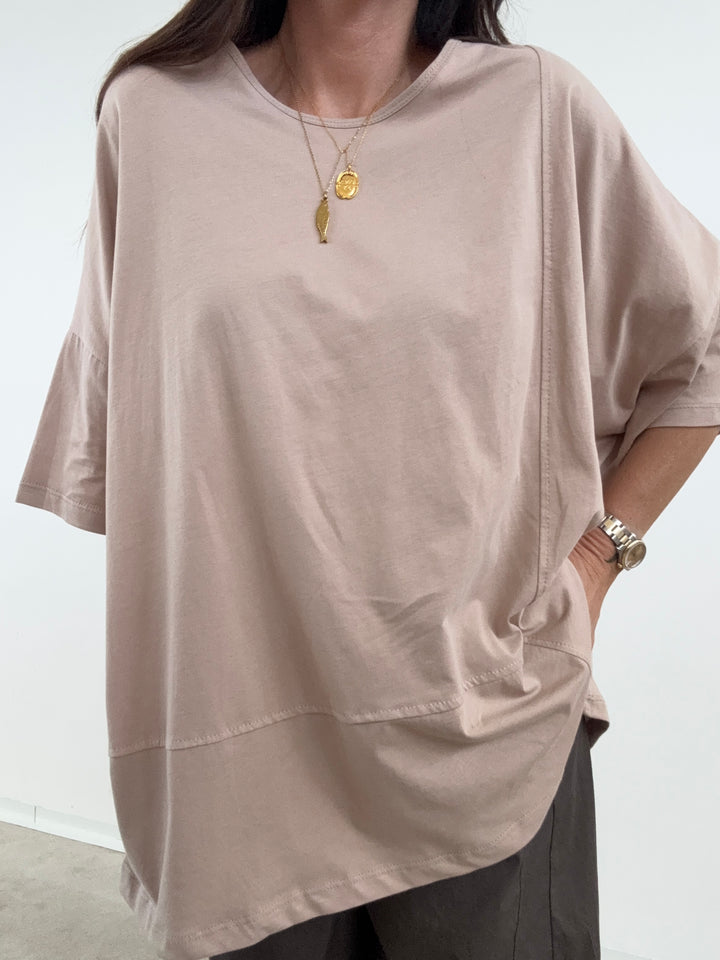 TSHIRT TITTI OVER LIGHTBEIGE