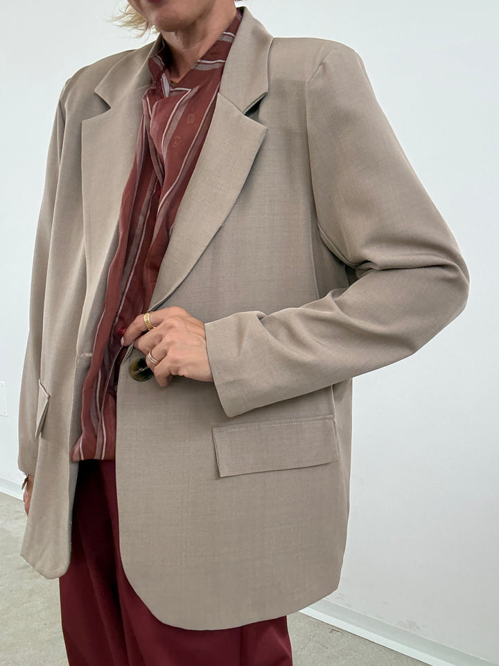 GIACCA ROBERTA TAUPE