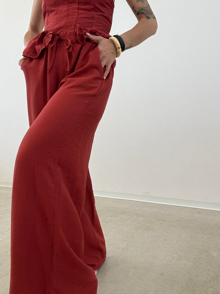 SET POLINA ROSSO COCCIO