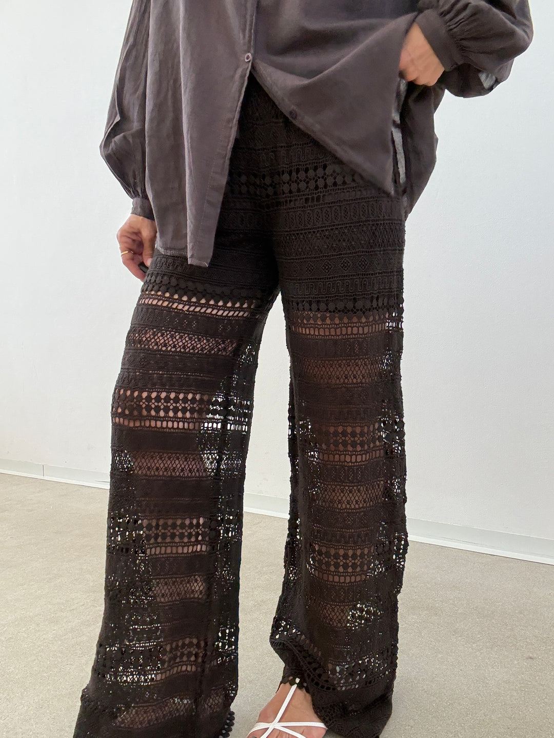 PANTALONE CROCHET MORO