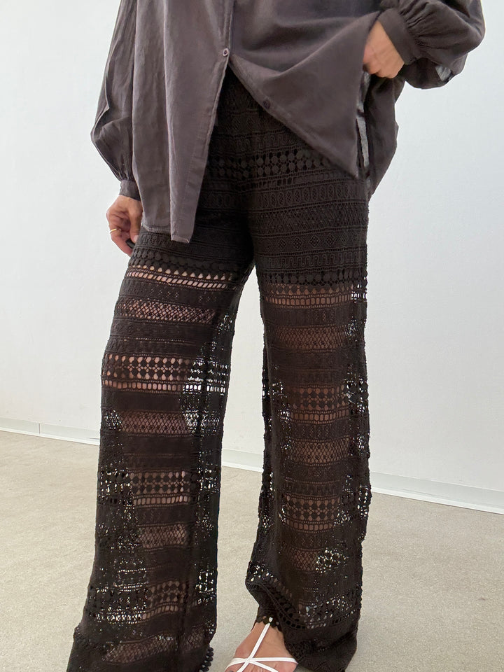 PANTALONE CROCHET MORO