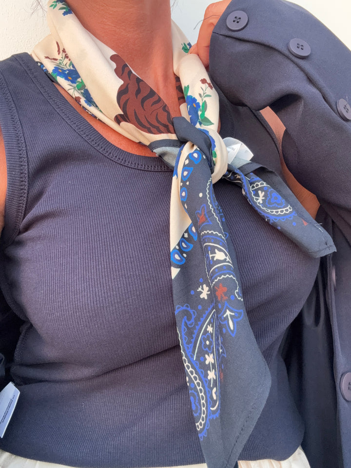 FOULARD FANTASIA TIGRE PANNA