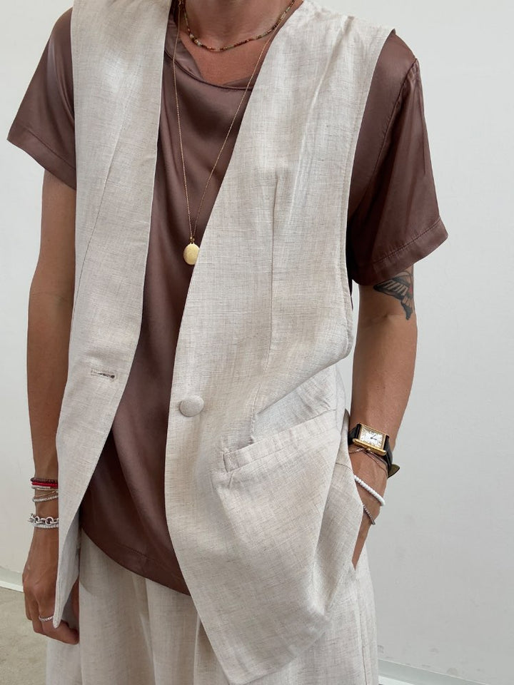 GILET ALICE LINO VISCOSA AVENA MELANGE;GILET ALICE LINO VISCOSA AVENA MELANGE;GILET ALICE LINO VISCOSA AVENA MELANGE;GILET ALICE LINO VISCOSA AVENA MELANGE;GILET ALICE LINO VISCOSA AVENA MELANGE;GILET ALICE LINO VISCOSA AVENA MELANGE;GILET ALICE LINO VISCOSA AVENA MELANGE;GILET ALICE LINO VISCOSA AVENA MELANGE