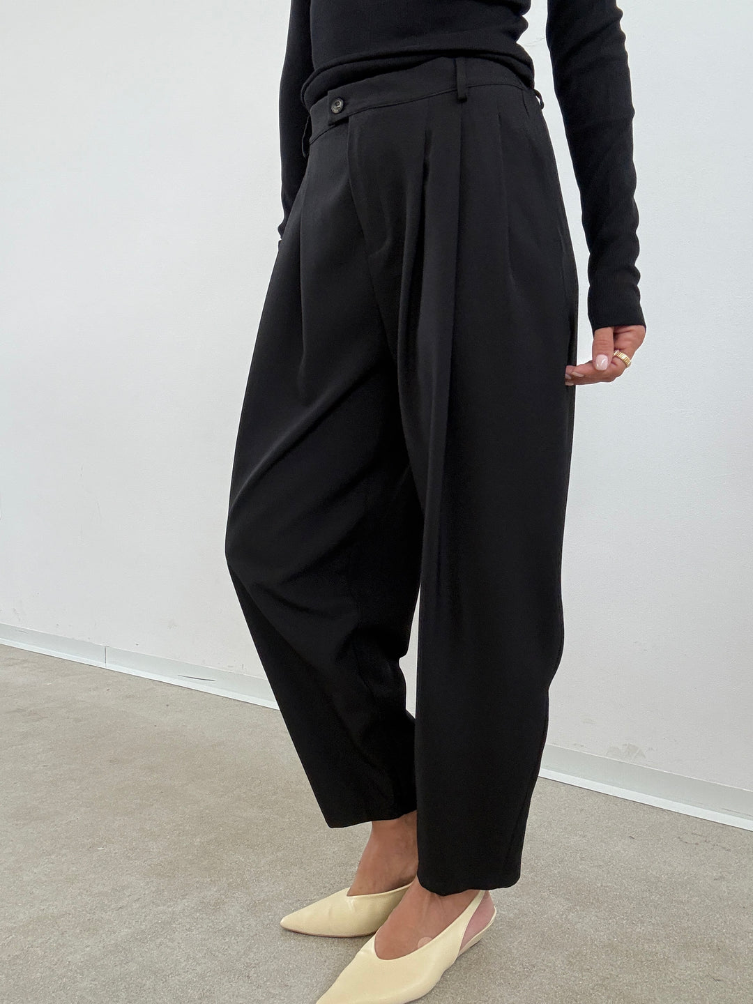 PANTALONE  OVETTO BASIC NERO