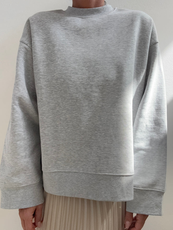 FELPA SOPHIA GRIGIO MÉLANGE