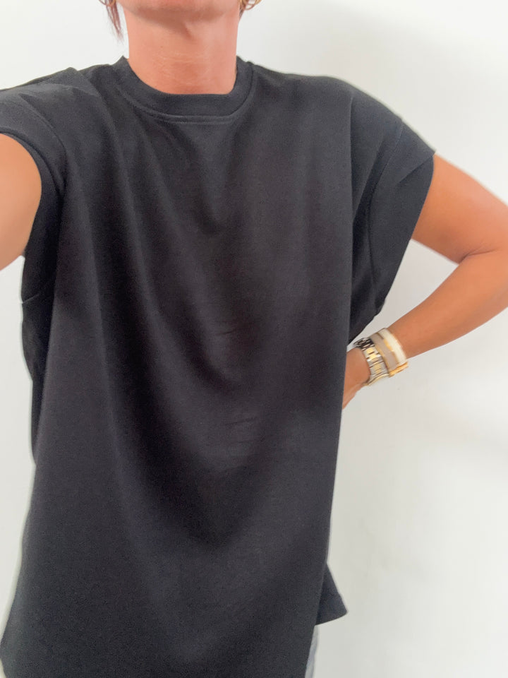TSHIRT BRENDA NEOPRENE NERA