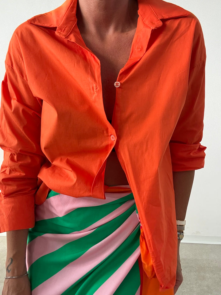 CAMICIA BASIC ARANCIONE