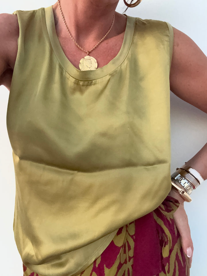 CANOTTA SATIN PISTACCHIO