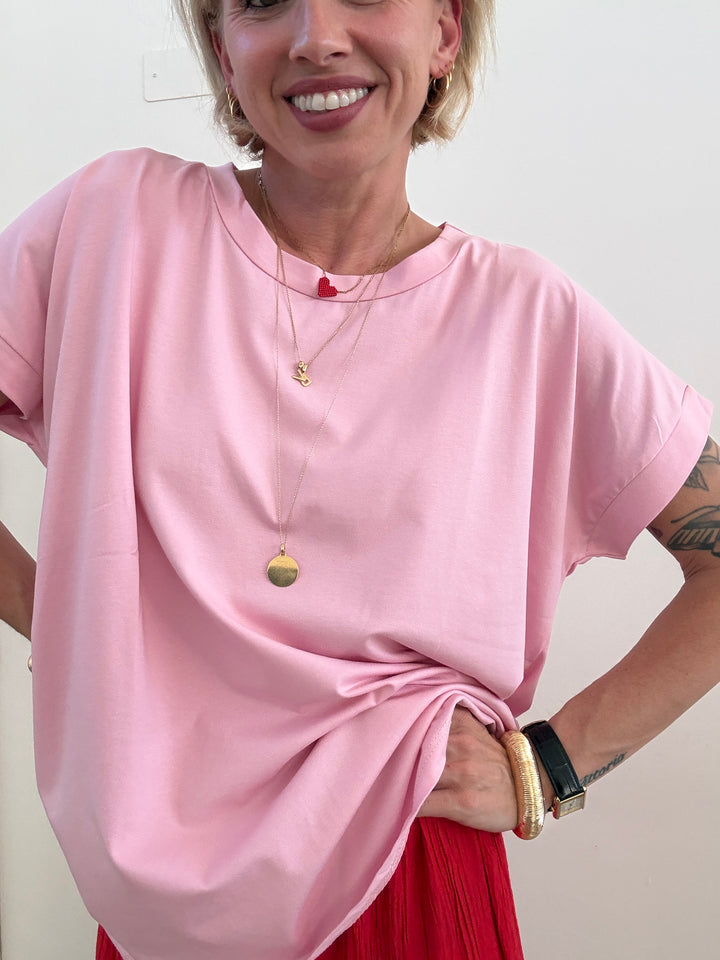 TSHIRT TRACY BASIC PINK