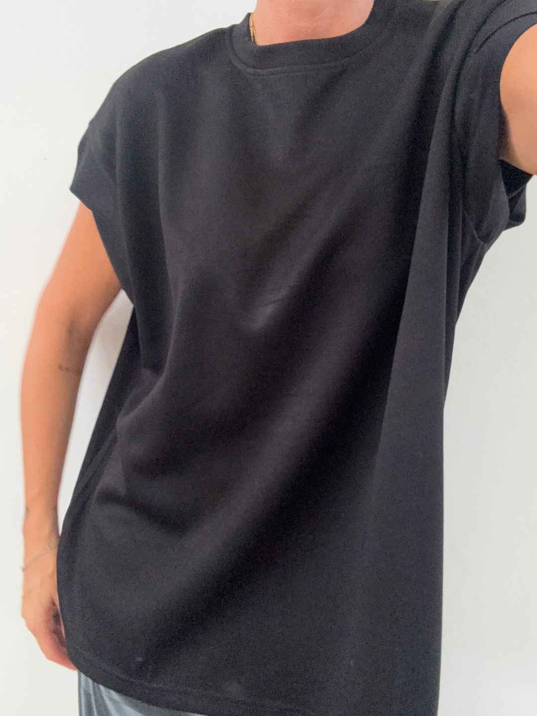 TSHIRT BRENDA NEOPRENE NERA
