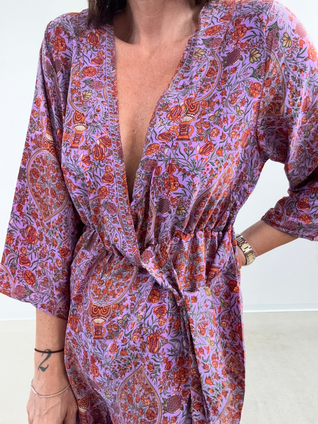 JUMPSUIT DELHI VIOLA/RUST