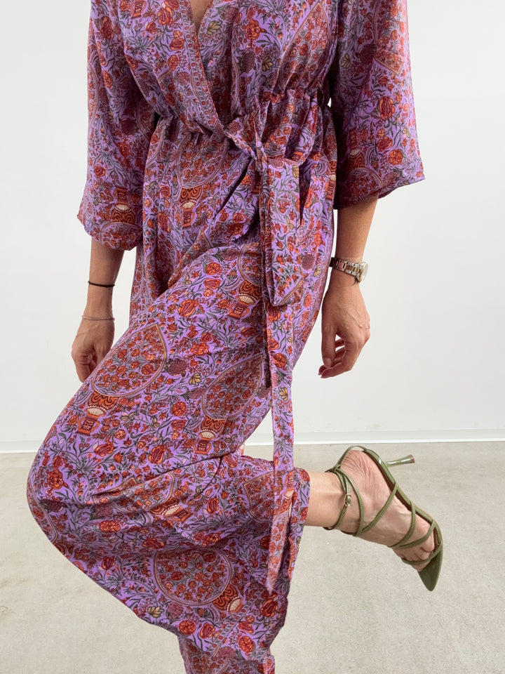 JUMPSUIT DELHI VIOLA/RUST