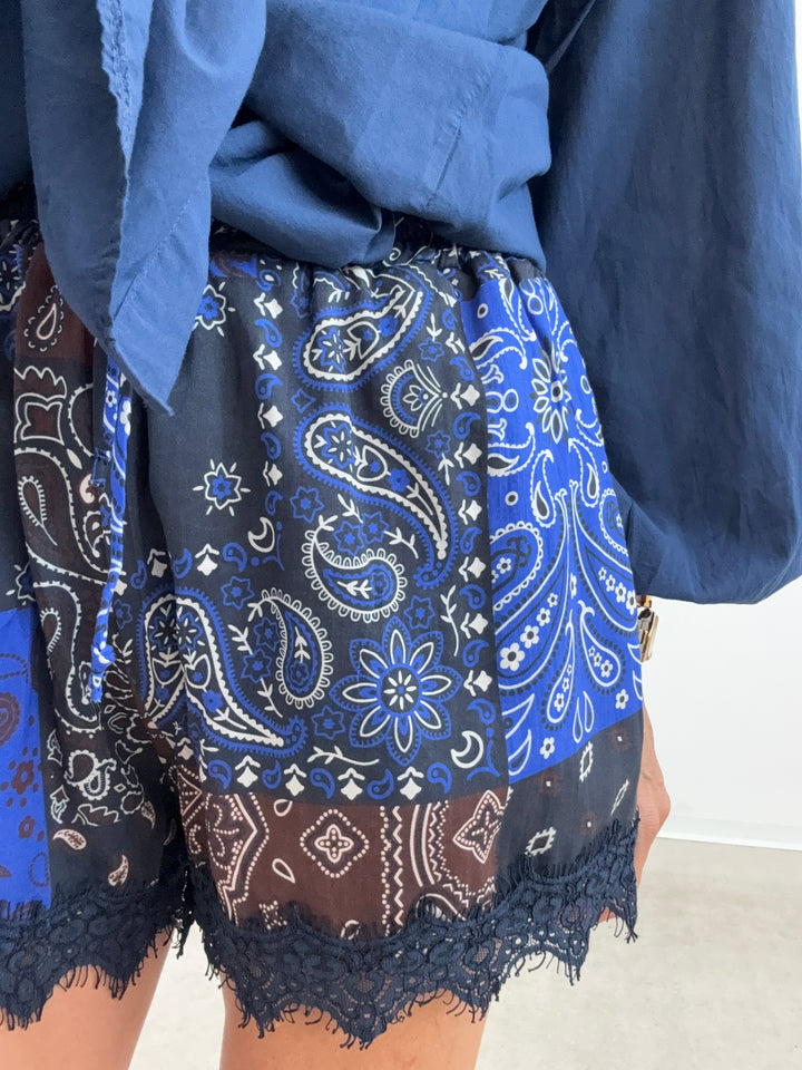 BERMUDA MIX PIZZO BANDANA BLUETTE