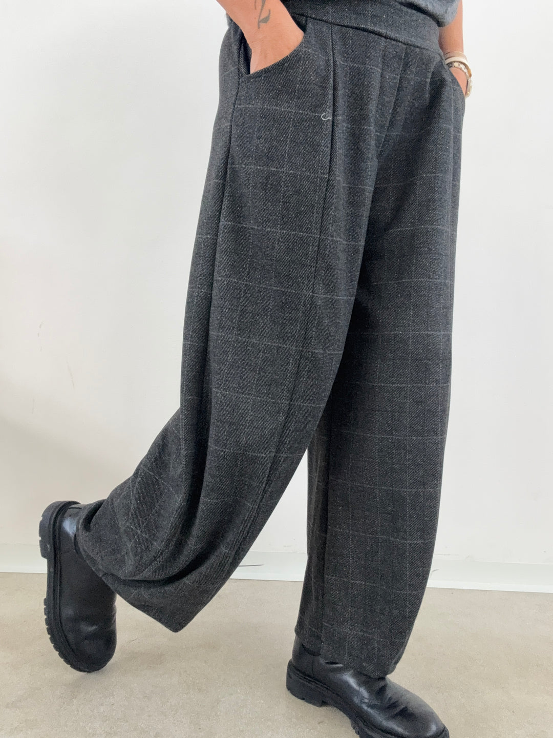 PANTA DORIS GRIGIO SALE E PEPE
