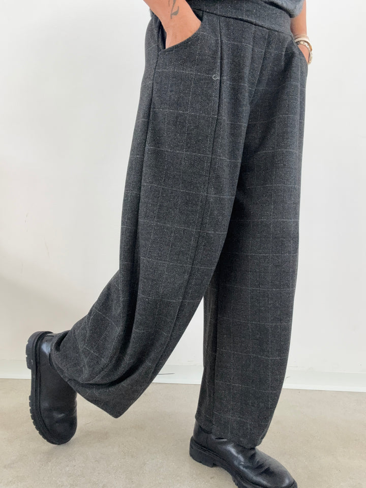 PANTA DORIS GRIGIO SALE E PEPE