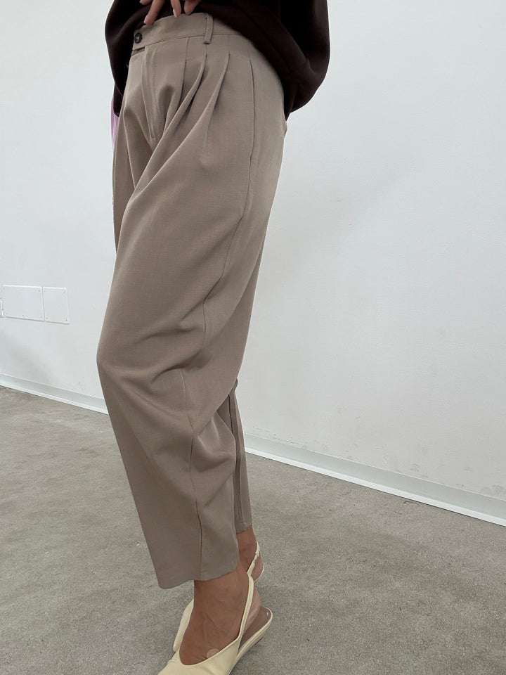 PANTALONE  OVETTO BASIC TAUPE