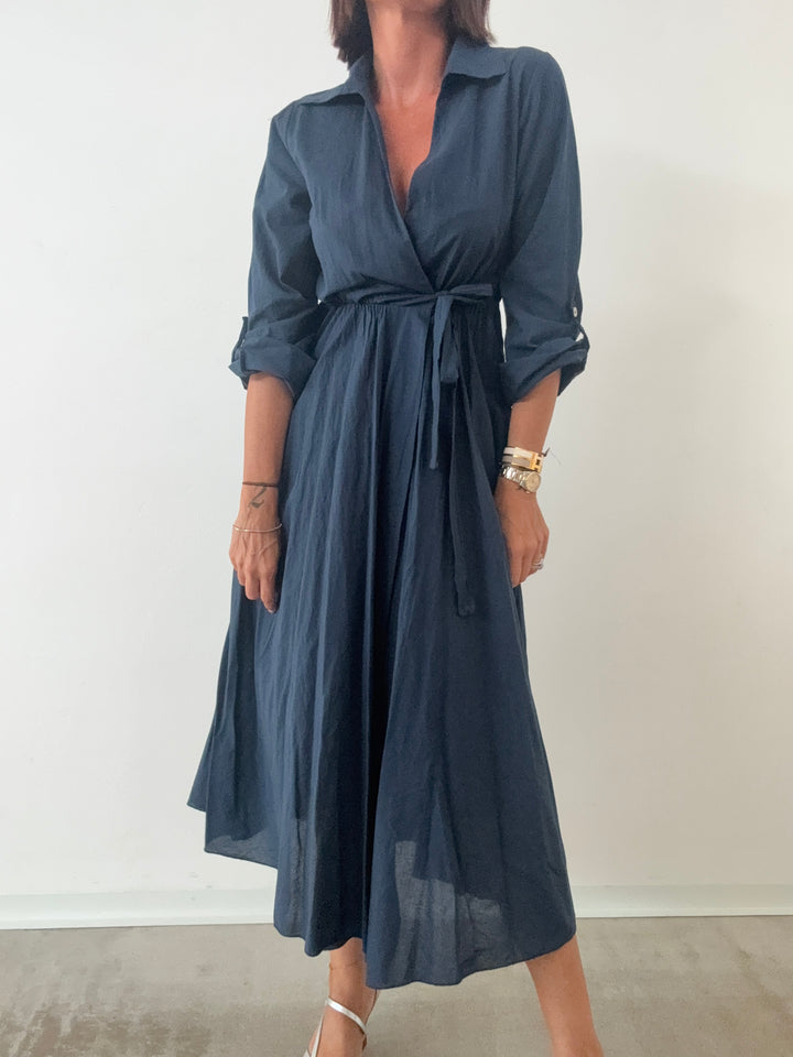 CHEMISIER PORTAFOGLIO BLU NAVY