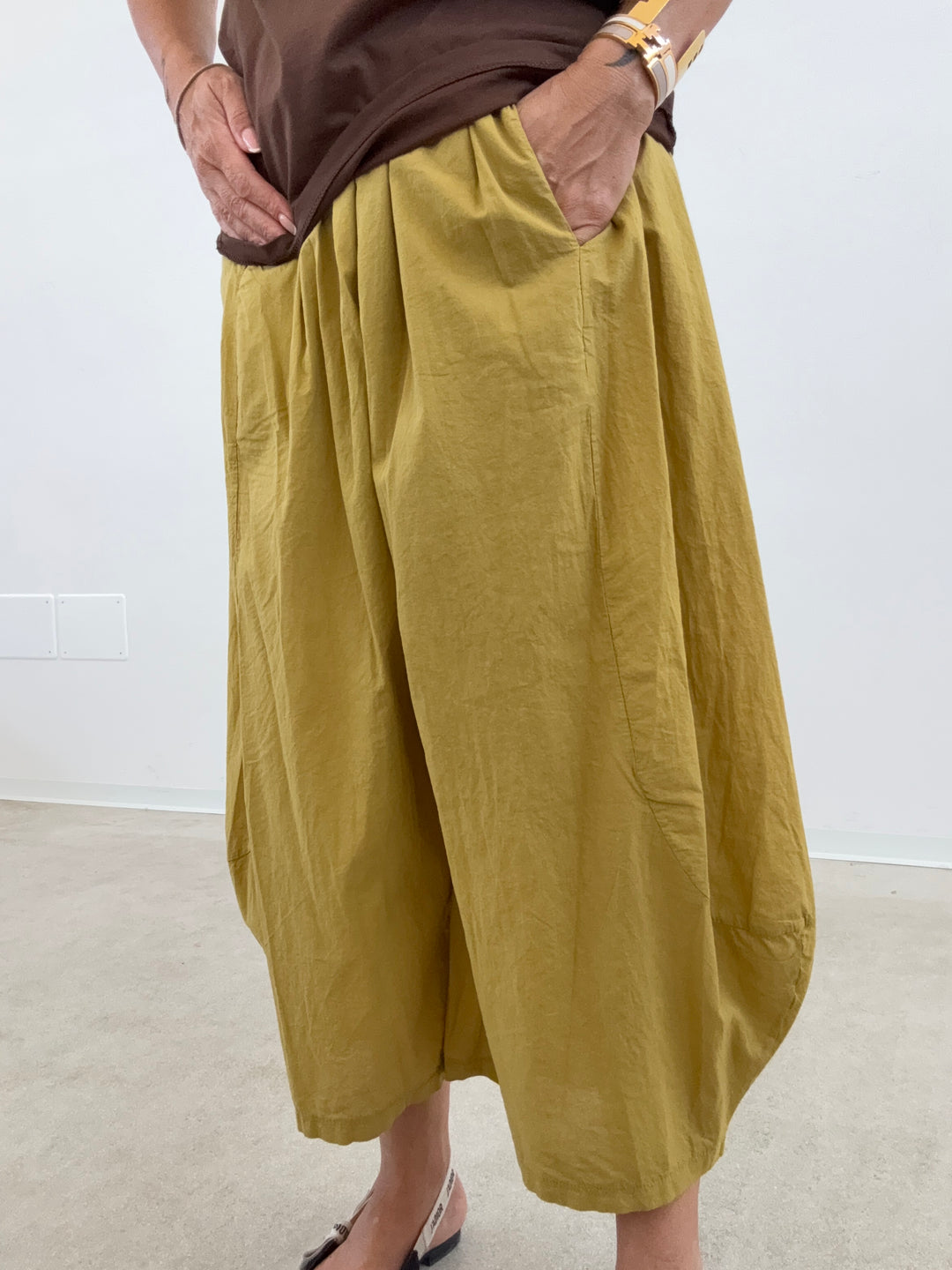 PANTA LORETTA BALLON OLIO