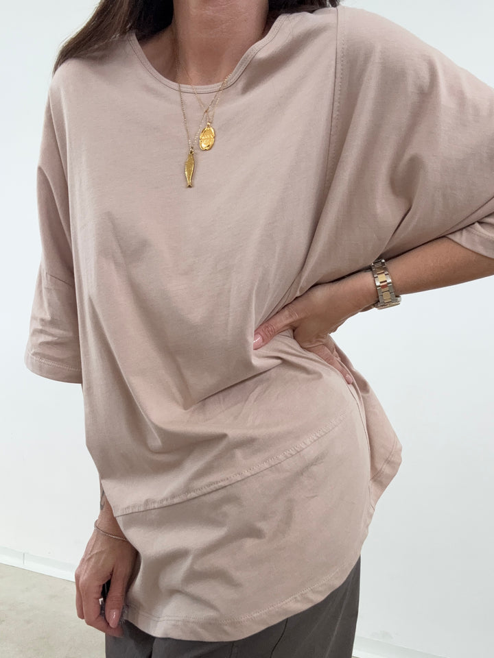 TSHIRT TITTI OVER LIGHTBEIGE