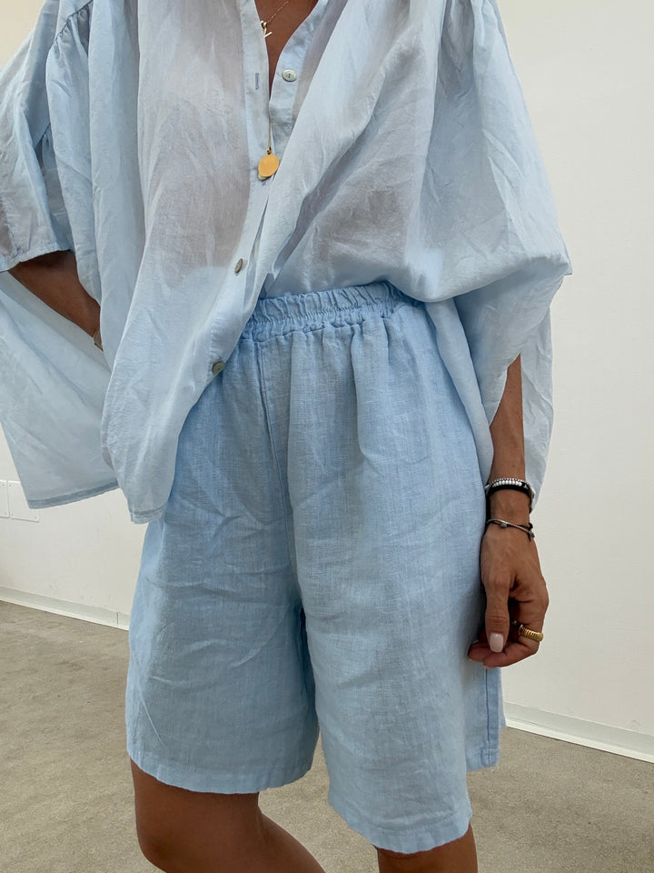 BERMUDA LINO CELESTE