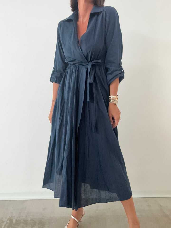 CHEMISIER PORTAFOGLIO BLU NAVY