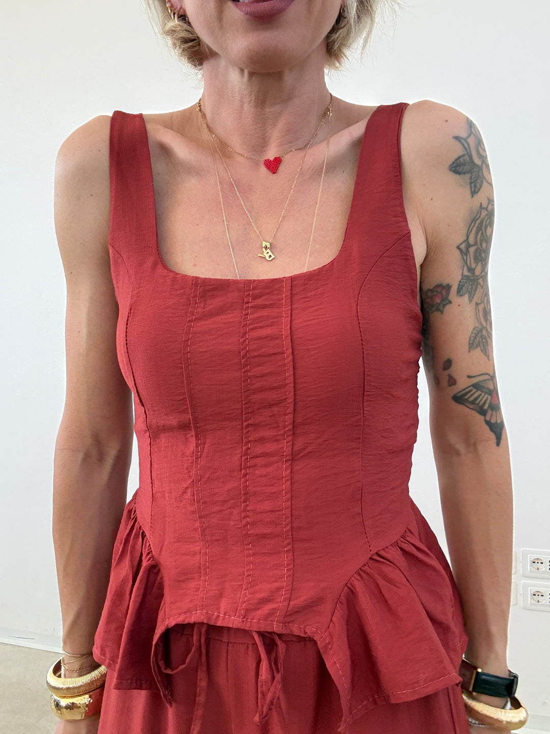 SET POLINA ROSSO COCCIO