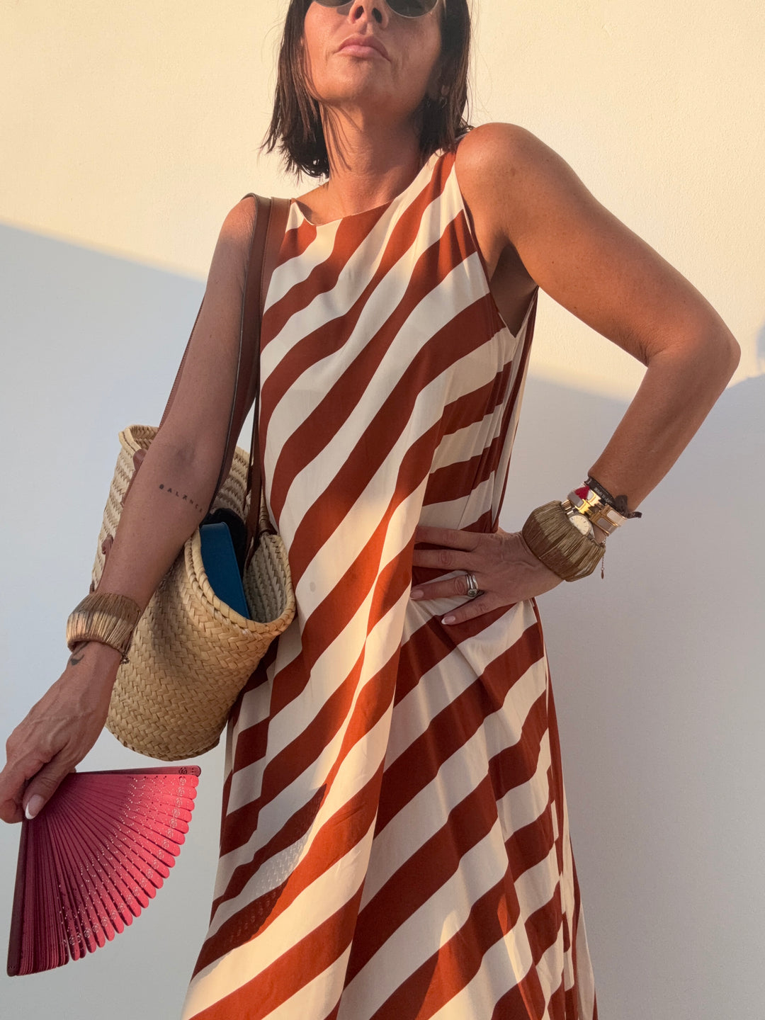 ABITO RIGONI RUST/LATTE