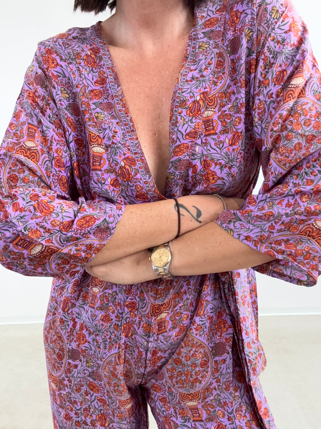 JUMPSUIT DELHI VIOLA/RUST