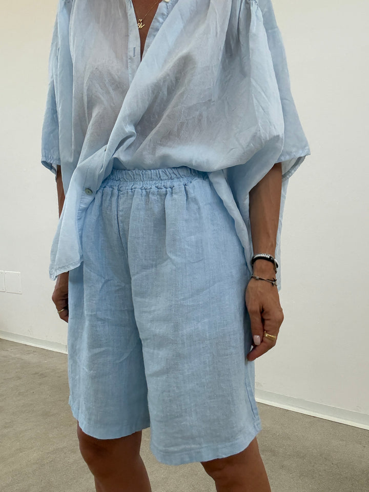 BERMUDA LINO CELESTE