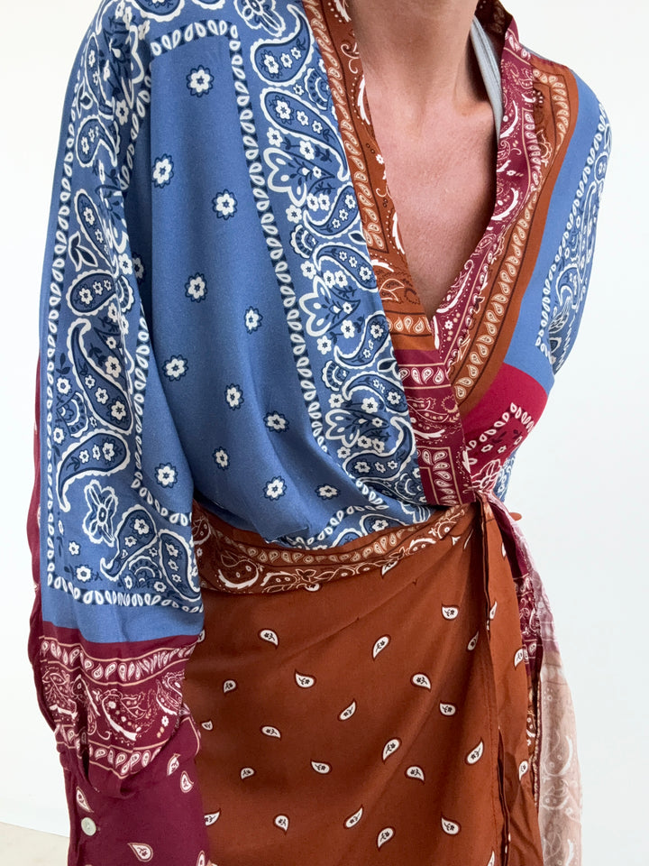 ABITO PORTAFOGLIO MIX BANDANA RUGGINE