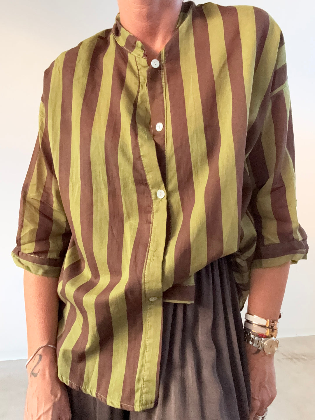 CAMICIA HELEN OLIO MORO