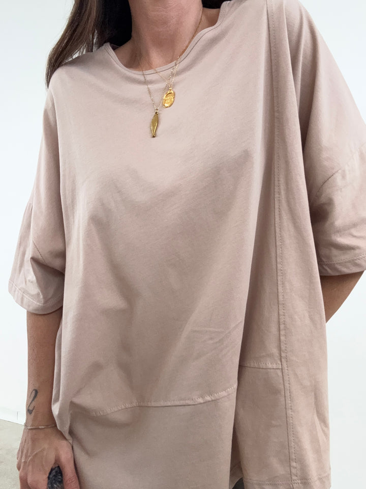 TSHIRT TITTI OVER LIGHTBEIGE