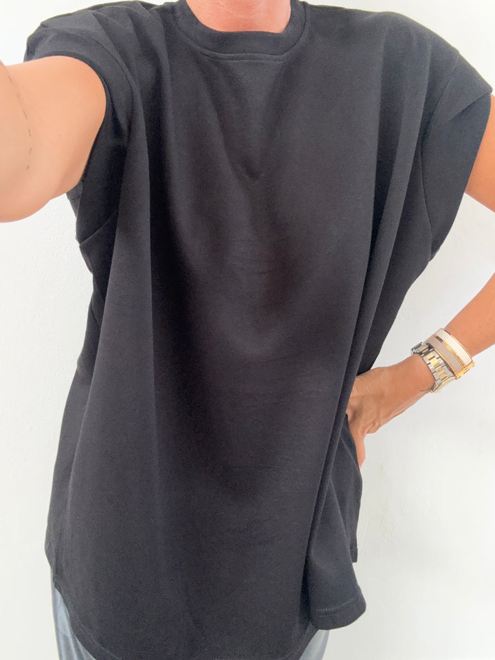 TSHIRT BRENDA NEOPRENE NERA