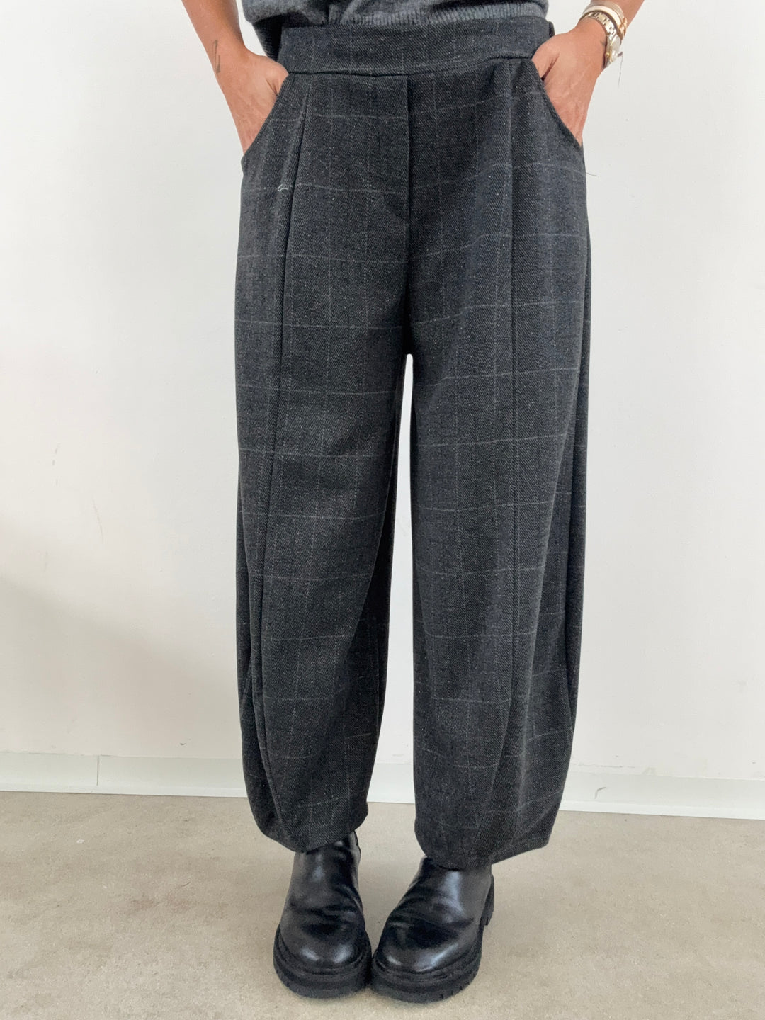 PANTA DORIS GRIGIO SALE E PEPE