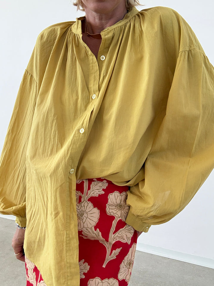 MINIGONNA PAREO POIS FIORI ROSSO