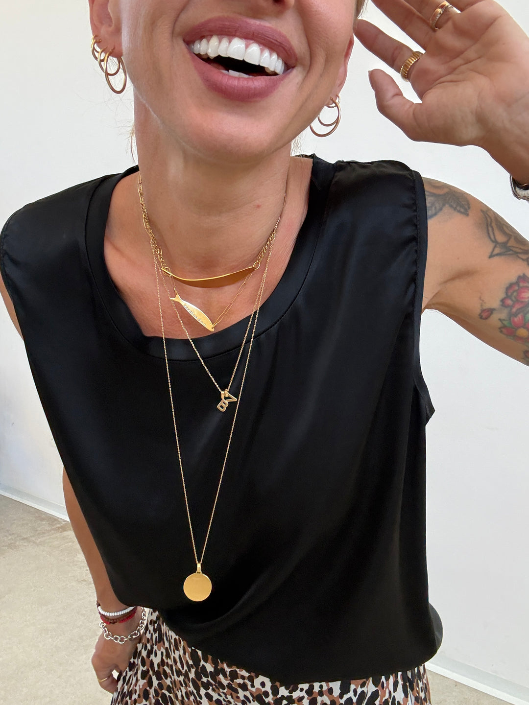 CANOTTA SATIN NERO