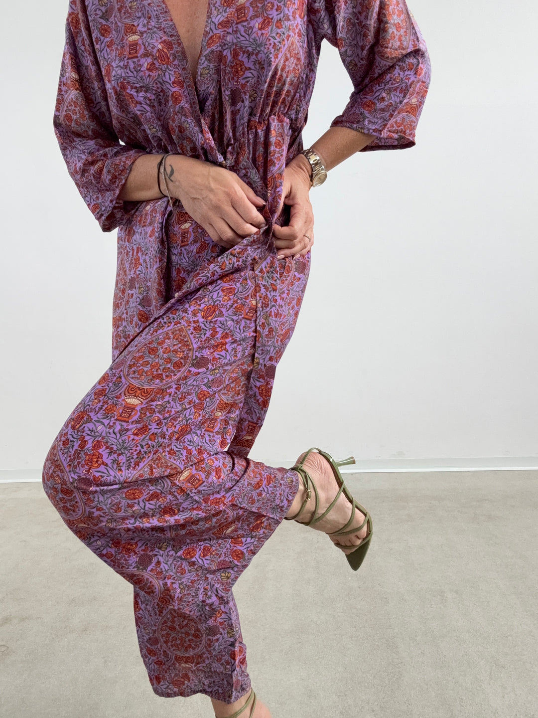 JUMPSUIT DELHI VIOLA/RUST