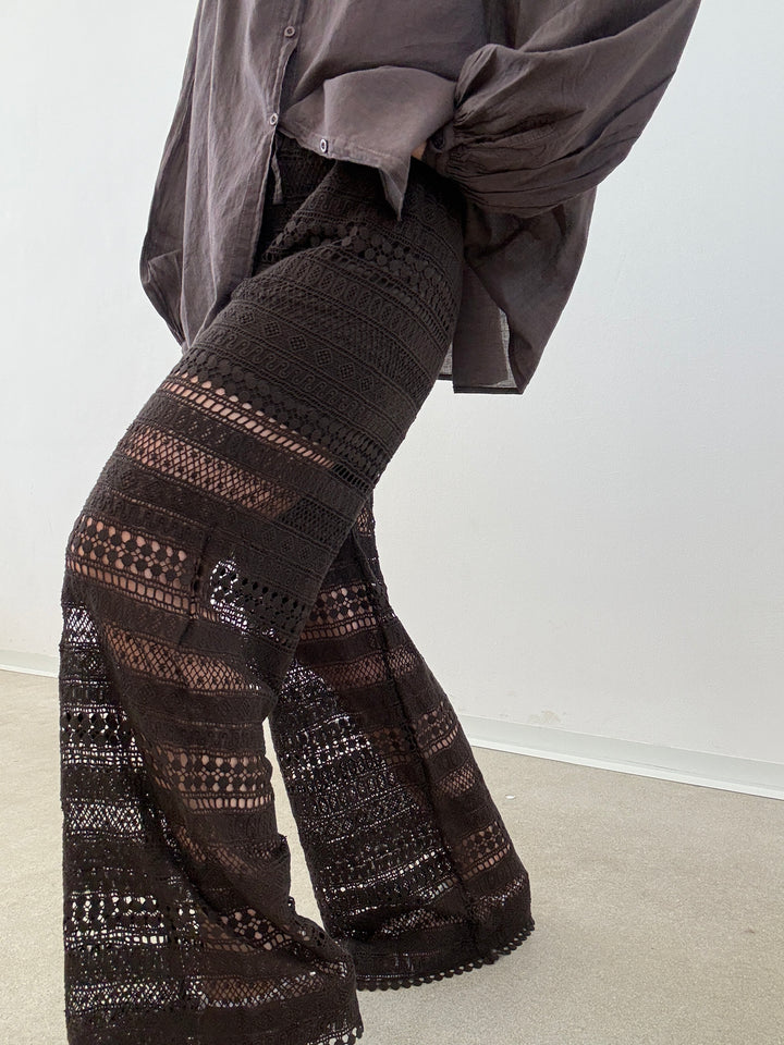 PANTALONE CROCHET MORO