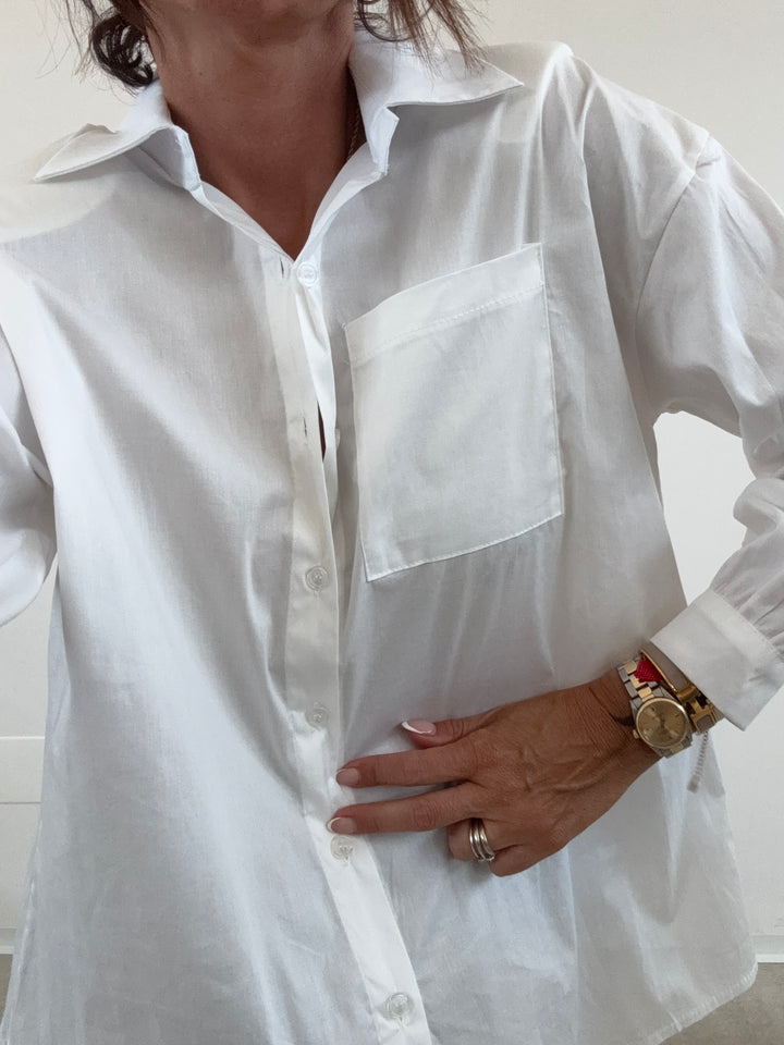 CAMICIA SPALLINE BIANCA
