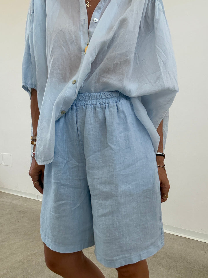 BERMUDA LINO CELESTE