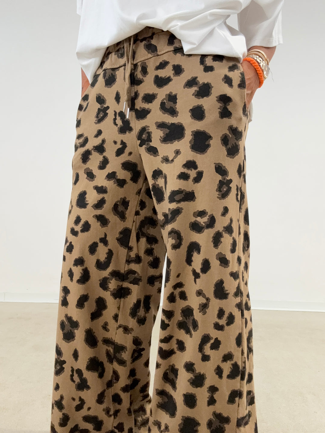 PANTA JOGGER PALAZZO MACU BISCOTTO