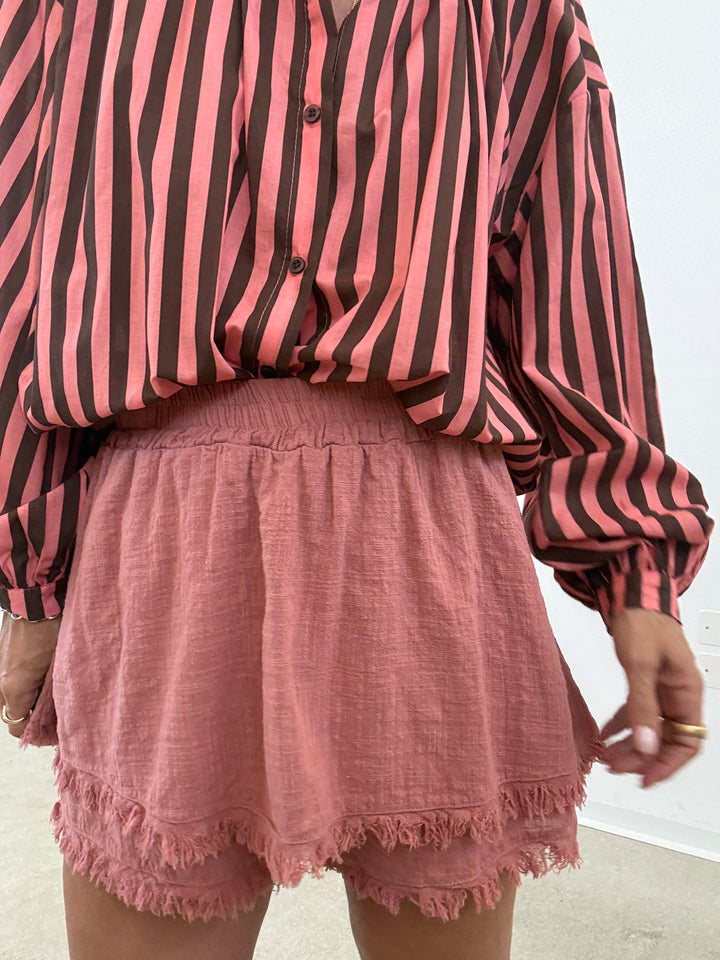 SHORTS GARZA OLD ROSE