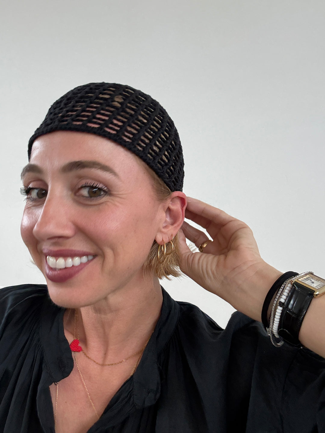 CAPPELLO UNCINETTO NERO