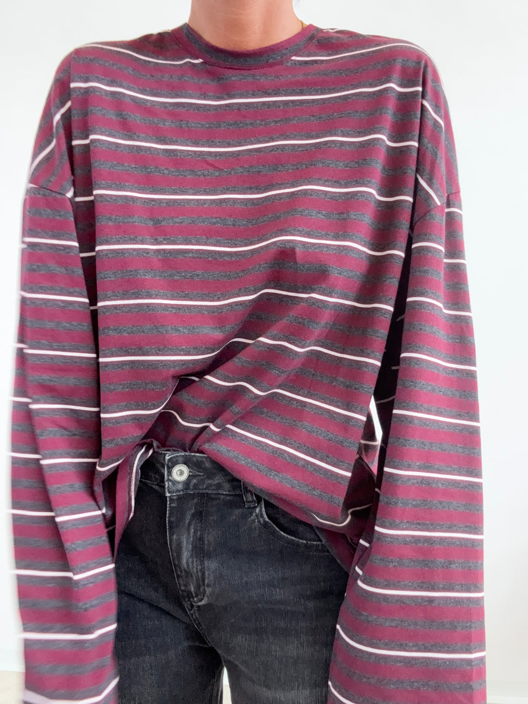 TSHIRT MARINA RIGA BORDEAUX/ANTRACITE